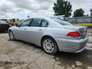 2003 BMW 7 Series 745i z VIN WBAGL63443DP63432, wystawiony jako Copart lot #60335925 z przebiegiem Nie podano mil oraz Szkoda całkowita • Salvage title. Historia ofert i sprzedaży dostępna na DreamBid. Obrazek 2.