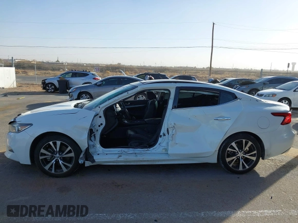 2017 Nissan Maxima SV with VIN 1N4AA6AP1HC376500, listed as a IAAI auction lot 41336794 with 46,156 mi miles and . Bid and sale history available at DreamBid. Image 14.