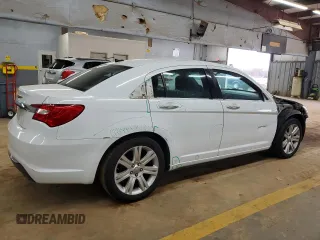 2013 Chrysler 200 LX with VIN 1C3CCBAB9DN761882, listed as a Copart auction lot 85113374 with 164,102 mi miles and Salvage Title. Bid and sale history available at carsss.com. Image 3.