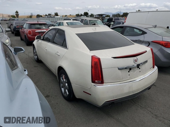 2009 Cadillac CTS RWD w/1SA with VIN 1G6DJ577690135370, listed as a Copart auction lot 68508524 with 0 mi miles and Salvage Title. Bid and sale history available at carsss.com. Image 2.