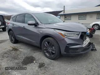 2021 Acura RDX w/A-Spec Package with VIN 5J8TC2H64ML035963, listed as a Copart auction lot 48218245 with 46,164 mi miles and Salvage Title. Bid and sale history available at carsss.com. Image 4.