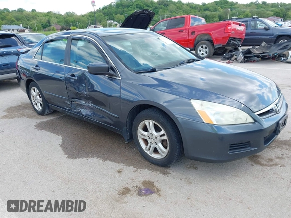 2007 Honda Accord EX с VIN 1HGCM567X7A158015, выставлен на аукционе IAAI как лот 42173705 с пробегом 214 953 миль миль и . История ставок и продаж доступна на DreamBid. Изображение 1.
