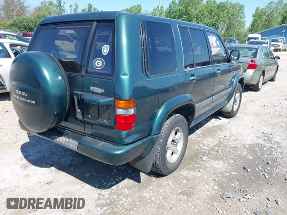 1999 Isuzu Trooper S with VIN JACDJ58X1X7917154, listed as a IAAI auction lot 42632311 with 200,023 mi miles and . Bid and sale history available at DreamBid. Image 4.