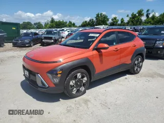 2024 Hyundai Kona SEL с VIN KM8HC3AB9RU112020, выставлен на аукционе Copart как лот 60158985 с пробегом 7 527 миль миль и Списание • Salvage title. История ставок и продаж доступна на DreamBid. Изображение 1.