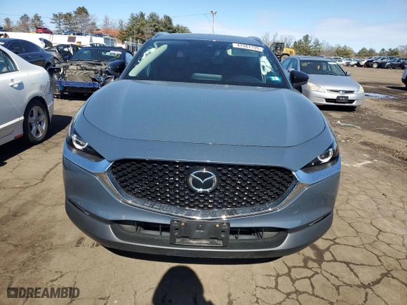 2022 Mazda CX-30 2.5 S Carbon Edition with VIN 3MVDMBCL7NM455308, listed as a Copart auction lot 47387135 with 17,827 mi miles and Salvage Title. Bid and sale history available at carsss.com. Image 5.