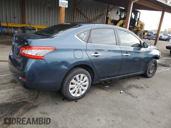 2014 Nissan Sentra SV with VIN 3N1AB7AP1EY254819, listed as a Copart auction lot 51493125 with 73,558 mi miles and Salvage Title. Bid and sale history available at DreamBid. Image 3.