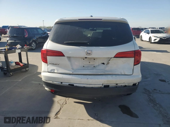 2017 Honda Pilot EX-L with VIN 5FNYF5H54HB047897, listed as a Copart auction lot 49270995 with 200,478 mi miles and Salvage Title. Bid and sale history available at carsss.com. Image 6.