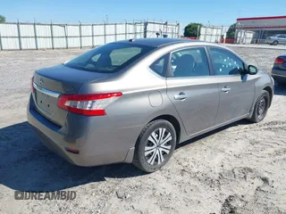 2015 Nissan Sentra S with VIN 3N1AB7AP9FY253905, listed as a IAAI auction lot 42193405 with 132,360 mi miles. Bid and sale history available at carsss.com. Image 4.