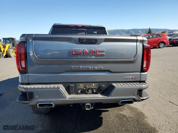 2022 GMC Sierra 1500 Limited AT4 with VIN 3GTP9EEL5NG114597, listed as a Copart auction lot 41873435 with 29,376 mi miles and Salvage Title. Bid and sale history available at carsss.com. Image 6.