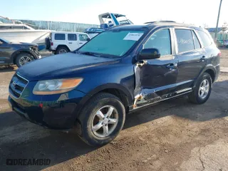 2007 Hyundai Santa Fe GLS with VIN 5NMSG13DX7H092270, listed as a IAAI auction lot 41864030 with 179,608 mi miles. Bid and sale history available at carsss.com. Image 2.
