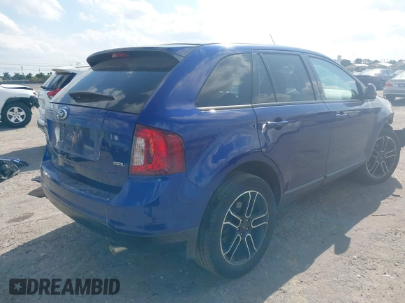 2013 Ford Edge SEL with VIN 2FMDK3JC2DBA35614, listed as a IAAI auction lot 41892784 with 148,278 mi miles. Bid and sale history available at carsss.com. Image 4.