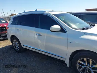 2014 Infiniti QX60 with VIN 5N1AL0MN7EC511028, listed as a IAAI auction lot 42095700 with 154,772 mi miles. Bid and sale history available at carsss.com. Image 13.
