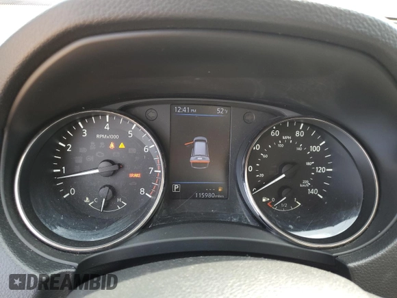 2018 Nissan Rogue SV with VIN KNMAT2MVXJP535892, listed as a Copart auction lot 49044375 with 115,980 mi miles and Salvage Title. Bid and sale history available at carsss.com. Image 9.