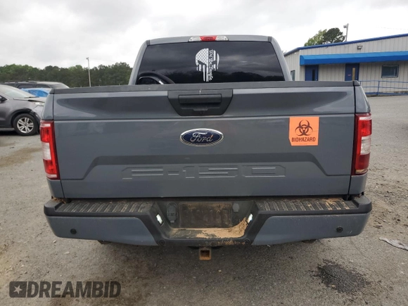 2020 Ford F-150 XL with VIN 1FTEW1C5XLKE22948, listed as a Copart auction lot 51462295 with 94,782 mi miles and Salvage Title. Bid and sale history available at carsss.com. Image 6.