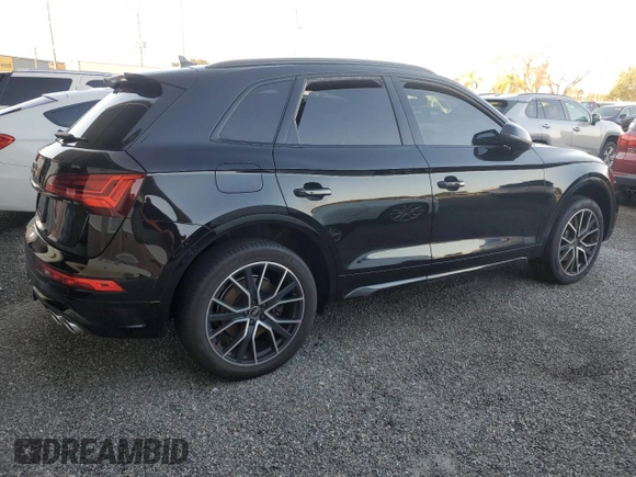 2023 Audi SQ5 Premium Plus with VIN WA1B4AFY4P2030630, listed as a Copart auction lot 76294654 with 51,456 mi miles and Non Repairable. Bid and sale history available at carsss.com. Image 3.