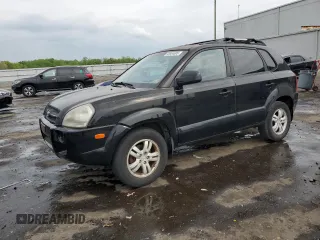 2006 Hyundai Tucson GLS with VIN KM8JN72D36U450513, listed as a Copart auction lot 53884005 with 158,841 mi miles and Clean Title. Bid and sale history available at carsss.com. Image 1.