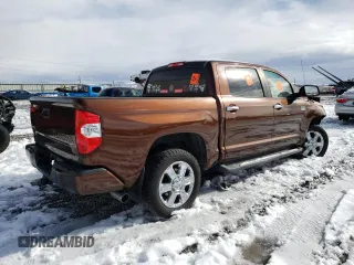 2015 Toyota Tundra Platinum z VIN 5TFAY5F17FX435589, wystawiony jako Copart lot #45215235 z przebiegiem Nie podano mil oraz Szkoda całkowita • Salvage title. Historia ofert i sprzedaży dostępna na DreamBid. Obrazek 3.