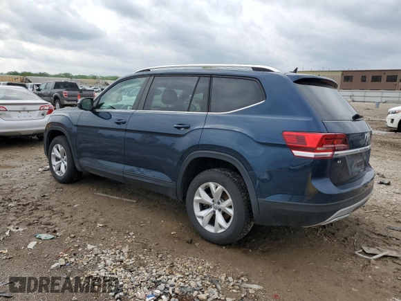 2018 Volkswagen Atlas SE with VIN 1V2DP2CA1JC592679, listed as a Copart auction lot 54727595 with 143,310 mi miles and Salvage title. Bid and sale history available at DreamBid. Image 2.