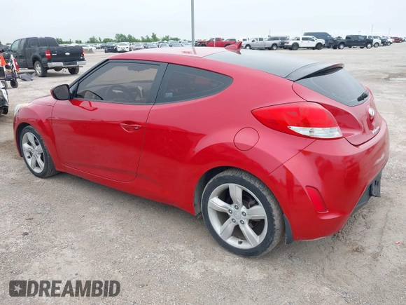 2014 Hyundai Veloster RE:FLEX with VIN KMHTC6AD4EU193709, listed as a IAAI auction lot 42369344 with 175,457 mi miles and . Bid and sale history available at DreamBid. Image 3.