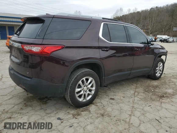 2018 Chevrolet Traverse LT Cloth with VIN 1GNERGKW8JJ271882, listed as a Copart auction lot 48311865 with 129,218 mi miles and Salvage title. Bid and sale history available at DreamBid. Image 3.