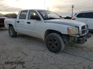 2006 Dodge Dakota SLT with VIN 1D7HE48K46S521050, listed as a Copart auction lot 87286144 with 252,799 mi miles and Salvage Title. Bid and sale history available at DreamBid. Image 4.
