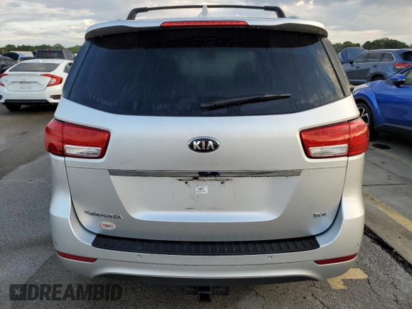2016 Kia Sedona SX with VIN KNDMC5C1XG6135360, listed as a Copart auction lot 73844084 with Not Provided miles and Salvage Title. Bid and sale history available at carsss.com. Image 6.
