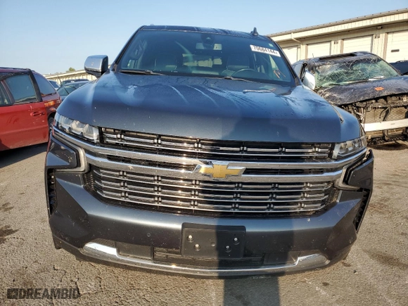 2021 Chevrolet Tahoe Premier with VIN 1GNSKSKD8MR331383, listed as a Copart auction lot 70684144 with 81,801 mi miles and Salvage Title. Bid and sale history available at carsss.com. Image 5.