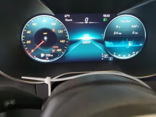 2020 Mercedes-Benz C 300 with VIN W1KWJ8DB2LF985202, listed as a Copart auction lot 53155975 with 48,895 mi miles and Salvage Title. Bid and sale history available at DreamBid. Image 9.