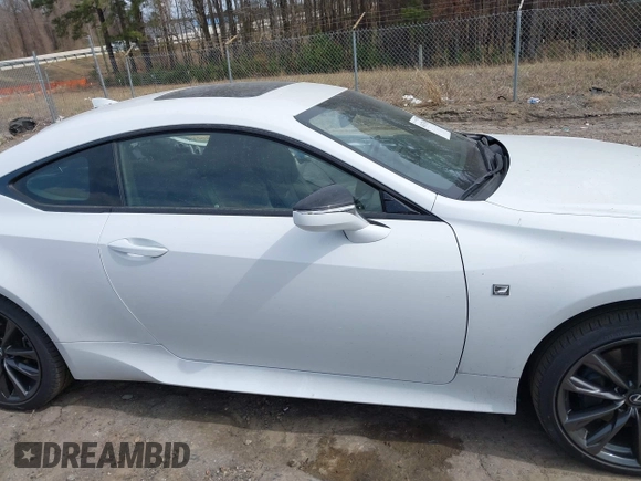 2023 Lexus RC with VIN JTHG85EC7P5007028, listed as a IAAI auction lot 41673154 with 19,876 mi miles. Bid and sale history available at carsss.com. Image 14.
