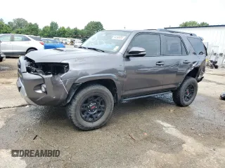 2019 Toyota 4Runner SR5 with VIN JTEBU5JRXK5611386, listed as a Copart auction lot 64598005 with 112,978 mi miles and Salvage title. Bid and sale history available at DreamBid. Image 1.