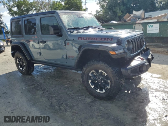 2025 Jeep Wrangler Rubicon with VIN 1C4PJXFN1SW526516, listed as a Copart auction lot 63259095 with 16,677 mi miles and Clean title. Bid and sale history available at DreamBid. Image 4.