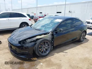 2023 Tesla Model 3 with VIN 5YJ3E1EA8PF454210, listed as a IAAI auction lot 42326822 with 43,200 mi miles and . Bid and sale history available at DreamBid. Image 21.