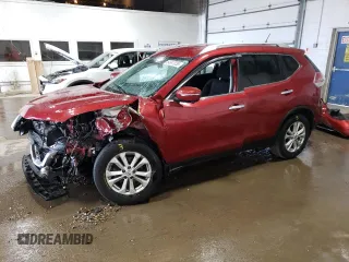 2015 Nissan Rogue SV with VIN KNMAT2MV5FP502659, listed as a Copart auction lot 54347035 with 65,828 mi miles and Salvage Title. Bid and sale history available at carsss.com. Image 1.