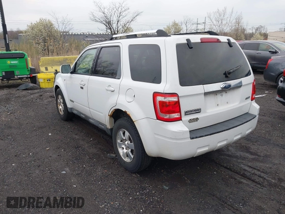 2008 Ford Escape Limited with VIN 1FMCU94178KE46120, listed as a IAAI auction lot 42046936 with 173,658 mi miles. Bid and sale history available at carsss.com. Image 3.