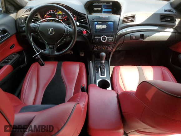 2020 Acura ILX Premium with VIN 19UDE2F87LA001741, listed as a Copart auction lot 55400885 with 58,344 mi miles and Salvage title. Bid and sale history available at DreamBid. Image 8.