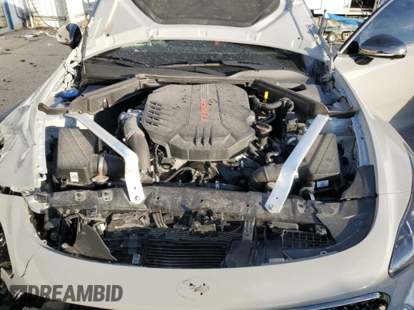 2021 Kia Stinger GT2 with VIN KNAE55LC2M6091539, listed as a Copart auction lot 81516294 with 37,905 mi miles and Salvage Title. Bid and sale history available at carsss.com. Image 11.