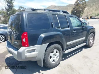 2005 Nissan Xterra S with VIN 5N1AN08U95C644448, listed as a IAAI auction lot 42087541 with 203,191 mi miles. Bid and sale history available at carsss.com. Image 4.