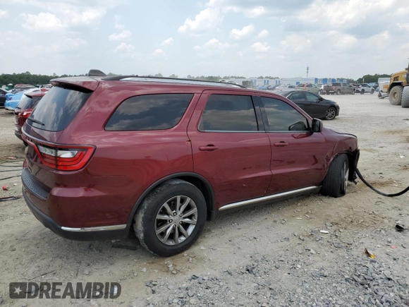2017 Dodge Durango SXT with VIN 1C4RDHAG8HC878596, listed as a Copart auction lot 59110215 with 200,844 mi miles and Salvage title. Bid and sale history available at DreamBid. Image 3.