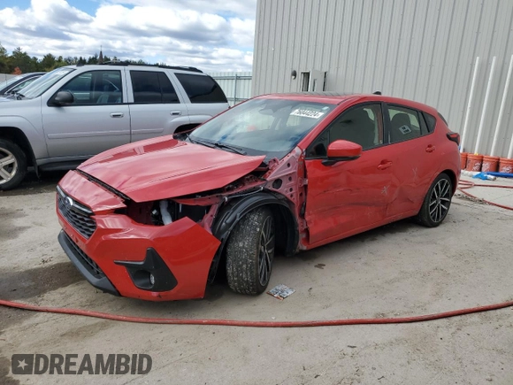 2024 Subaru Impreza Sport with VIN JF1GUAFC4R8240151, listed as a Copart auction lot 76044224 with 6,294 mi miles and Salvage Title. Bid and sale history available at carsss.com. Image 1.