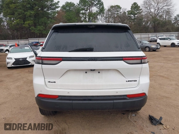 2023 Jeep Grand Cherokee Limited with VIN 1C4RJHBG6PC533640, listed as a IAAI auction lot 41499772 with Not provided miles and . Bid and sale history available at DreamBid. Image 16.