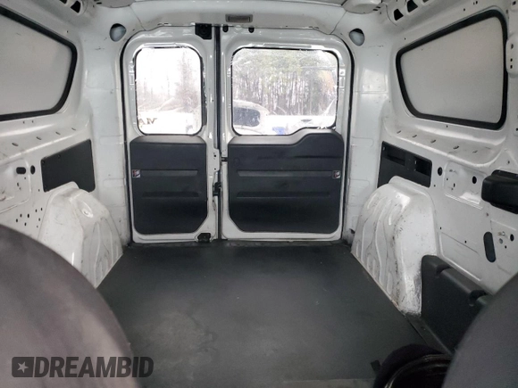 2015 Ram ProMaster City Cargo Tradesman with VIN ZFBERFAT4F6972216, listed as a Copart auction lot 43051645 with 115,567 mi miles and Clean Title. Bid and sale history available at carsss.com. Image 10.
