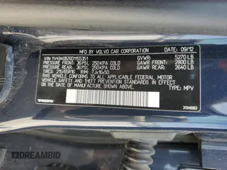 2013 Volvo XC70 3.2L with VIN YV4940BZ6D1155351, listed as a Copart auction lot 67400114 with 173,088 mi miles and Salvage Title. Bid and sale history available at DreamBid. Image 12.