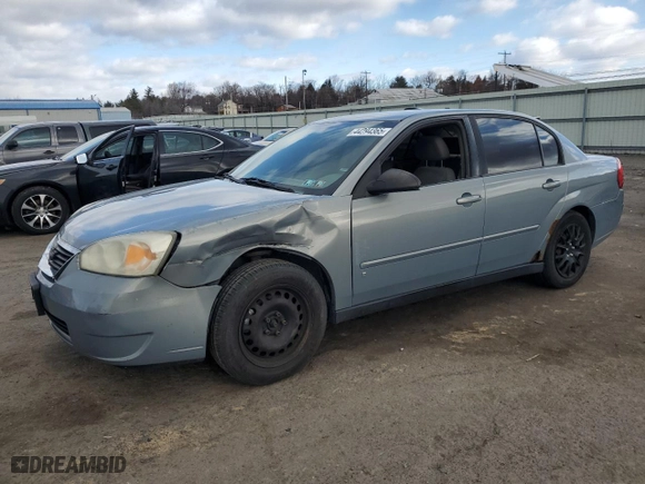 2007 Chevrolet Malibu LS w/2FL with VIN 1G1ZS58N77F240726, listed as a Copart auction lot 44294365 with 157,642 mi miles and Salvage Title. Bid and sale history available at carsss.com. Image 1.