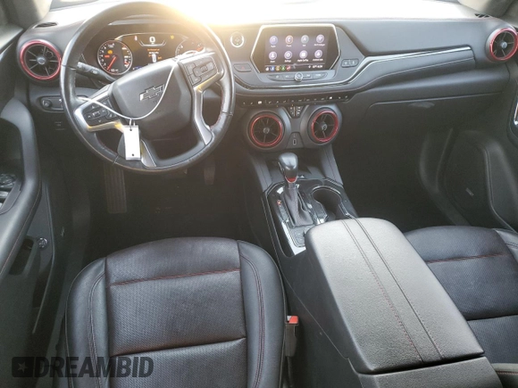 2019 Chevrolet Blazer RS with VIN 3GNKBERS1KS673158, listed as a Copart auction lot 45166445 with 80,406 mi miles and Salvage title. Bid and sale history available at DreamBid. Image 8.