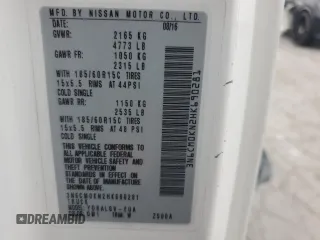 2017 Nissan NV200 SV с VIN 3N6CM0KN2HK690281, выставлен на аукционе Copart как лот 56959525 с пробегом 96 291 миль миль и Списание • Salvage title. История ставок и продаж доступна на DreamBid. Изображение 13.