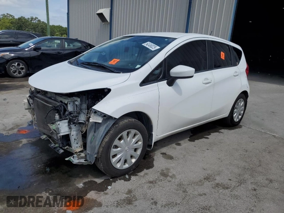 2016 Nissan Note S with VIN 3N1CE2CP7GL383437, listed as a Copart auction lot 54049025 with 156,866 mi miles and Salvage Title. Bid and sale history available at DreamBid. Image 1.