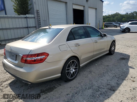 2011 Mercedes-Benz E 350 Luxury with VIN WDDHF5GB2BA373677, listed as a Copart auction lot 62362365 with 124,380 mi miles and Salvage title. Bid and sale history available at DreamBid. Image 3.
