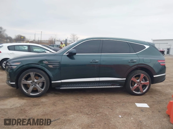 2023 Genesis GV80 with VIN KMUHBDSB8PU117571, listed as a IAAI auction lot 41902762 with 37,378 mi miles and . Bid and sale history available at DreamBid. Image 14.