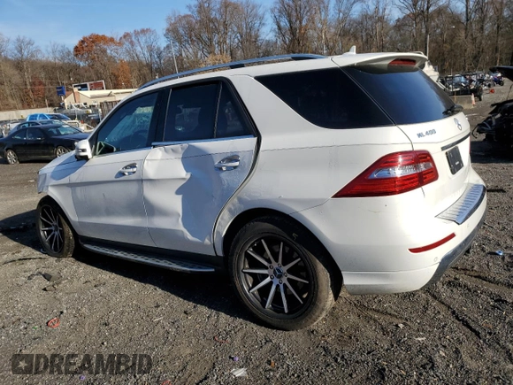 2015 Mercedes-Benz M 400 with VIN 4JGDA5GB6FA578668, listed as a Copart auction lot 81893144 with 113,566 mi miles and Salvage Title. Bid and sale history available at DreamBid. Image 2.