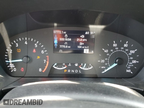 2021 Ford Escape SE with VIN 1FMCU9G64MUB16148, listed as a Copart auction lot 60994595 with 7,772 mi miles and Salvage title. Bid and sale history available at DreamBid. Image 9.